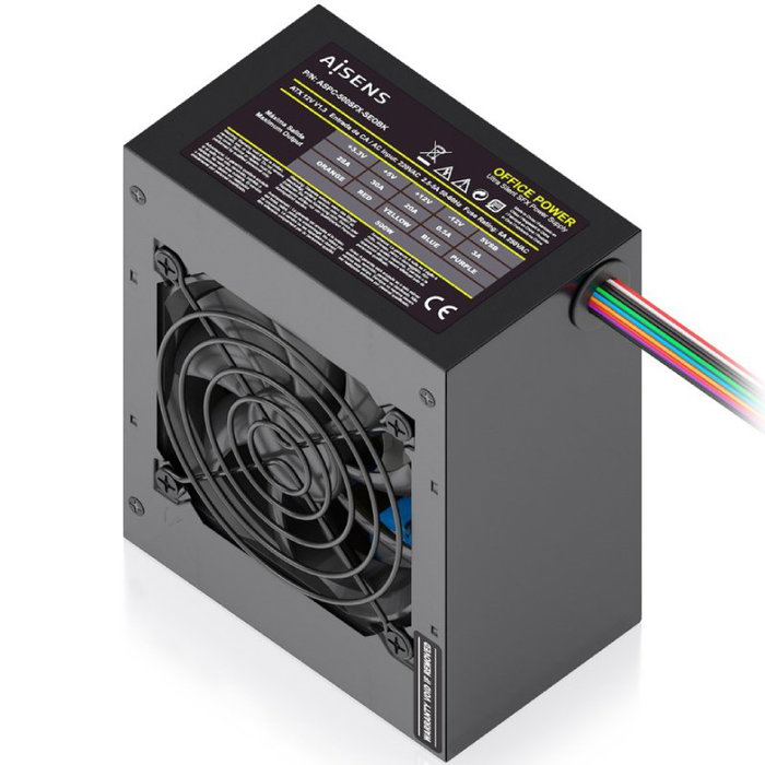 Aisens Fuente de Alimentación SFX 500W OEM Negra ASPC-500SFX-SEOBK